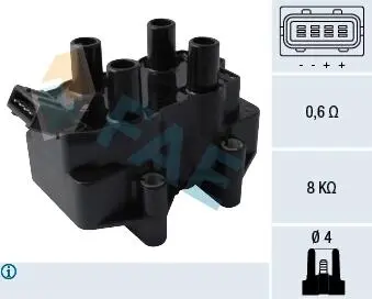 80272 Котушка запалювання FAE підбір по vin на Brocar