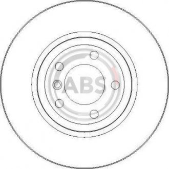 17025 Тормозной диск перед. E46/E85/E86 (99-08) A.B.S. підбір по vin на Brocar