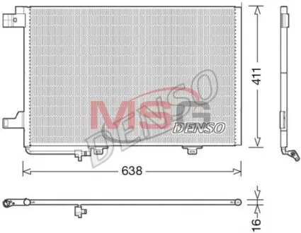 DCN17007 Конденсатор DENSO підбір по vin на Brocar