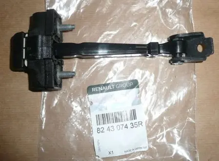 824307435R Ограничитель двери задней Renault Clio IV (12-19) (824307435R) Renault RENAULT подбор по vin на Brocar