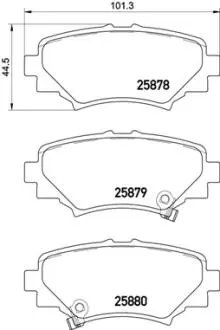 P49049 Тормозные колодки Brembo BREMBO подбор по vin на Brocar