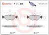 P71005 Тормозные колодки дисковые BREMBO підбір по vin на Brocar