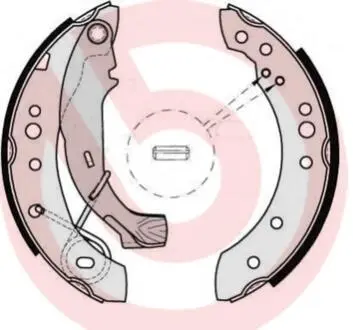 S61526 Гальмівні колодки (набір) BREMBO підбір по vin на Brocar