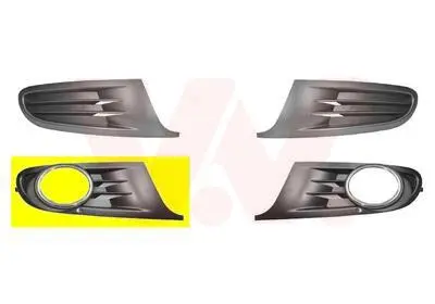 5863594 Решітка вентилятора, буфер VAN WEZEL підбір по vin на Brocar