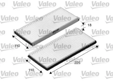 698894 Фильтр, воздух во внутренном пространстве VALEO подбор по vin на Brocar