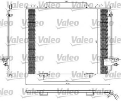 817252 Конденсатор, кондиционер VALEO подбор по vin на Brocar