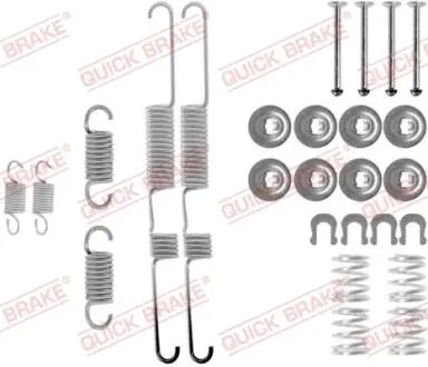 1050733 Комплектующие, тормозная колодка QUICK BRAKE подбор по vin на Brocar