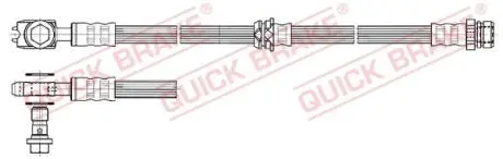 50832X Тормозной шланг QUICK BRAKE підбір по vin на Brocar
