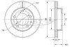 TX7070 TARCZA HAMULC. MAZDA 626 91-02 TOMEX підбір по vin на Brocar