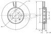 TX7287 TARCZA HAMULC. VW UP 11- PRZÓD TOMEX підбір по vin на Brocar