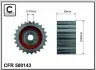 500143 Ролик направляючий Subaru Legacy 1.8 16V, 2.2 16V CAFFARO підбір по vin на Brocar