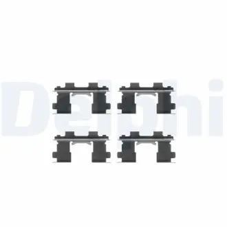 LX0252 Ремкомплект гальмівних колодок DELPHI підбір по vin на Brocar