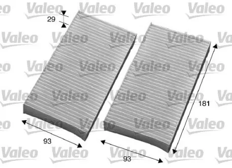 715594 Фильтр, воздух во внутренном пространстве VALEO подбор по vin на Brocar