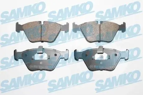 5SP649 Колодки тормозные Bmw E39 520-535 96- перед. SAMKO подбор по vin на Brocar
