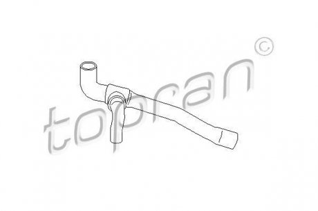 109009 Шланг радиатора (система охлаждения) TOPRAN підбір по vin на Brocar