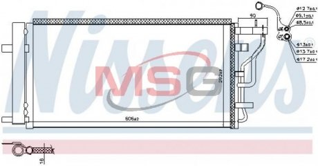 941131 CHŁODNICA KLIMATYZACJI HYUNDAI NISSENS підбір по vin на Brocar