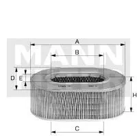 C3975 Повітряний фільтр C 3975 MANN-FILTER MANN підбір по vin на Brocar