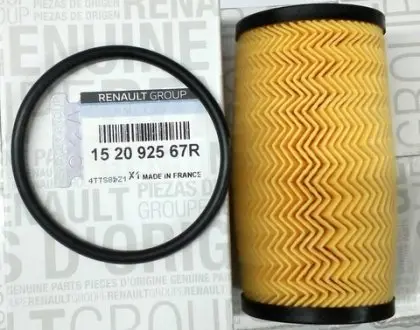 152092567R Фільтр масляний 1.5 Blue dCi Dacia Dokker 18- /Logan 18- /Nissan Qashqai 18- /Renault Megane IV 18- RENAULT підбір по vin на Brocar