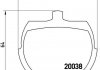Гальмівні колодки, дискове гальмо (набір) P52002