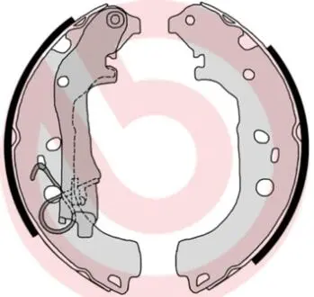 S23518 Тормозные колодки барабанные BREMBO подбор по vin на Brocar