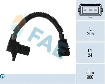 79355 Датчик імпульсів, Датчик імпульсів, маховик FAE підбір по vin на Brocar