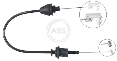 K37550 Тросик газа A.B.S. підбір по vin на Brocar