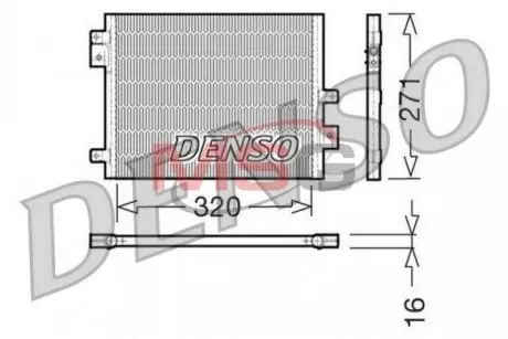 DCN28002 Конденсатор, кондиционер DENSO підбір по vin на Brocar