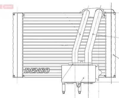 DEV07005 Випаровувач кондиціонера DENSO підбір по vin на Brocar