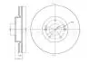 800927C TARCZA HAMULC. KIA CEE\&#039;D 06- CIFAM підбір по vin на Brocar