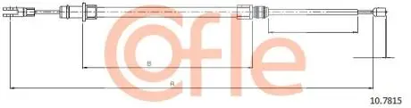 107815 Трос, стоянкова гальмівна система COFLE підбір по vin на Brocar