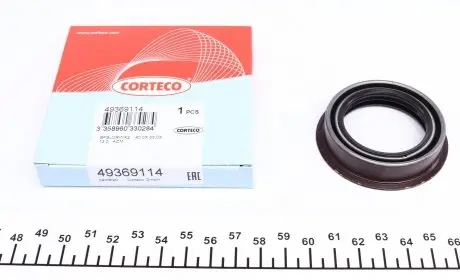 49369114 Сальник півосі Ford Transit 00-/Connect 02- (39x55/62x13) CORTECO підбір по vin на Brocar