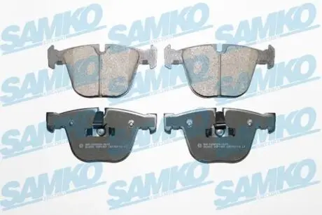 5SP1367 Тормозные колодки дисковые зад. BMW E60/65/X5 (E70, F15),/X6 (E71, E72) 3.0-4.4 08- SAMKO подбор по vin на Brocar