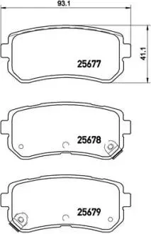 P30068 Гальмівні колодки дискові BREMBO підбір по vin на Brocar