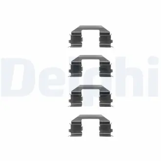 LX0255 Комплектующие, колодки дискового тормоза DELPHI подбор по vin на Brocar