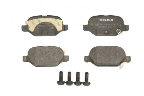 LP2761 Тормозные колодки, дисковые. DELPHI подбор по vin на Brocar