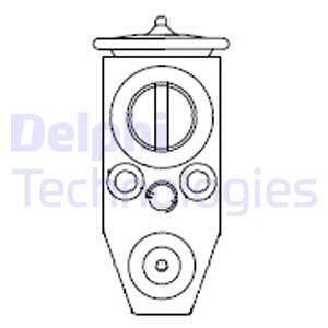 CB1016V Клапан кондиционера DELPHI подбор по vin на Brocar