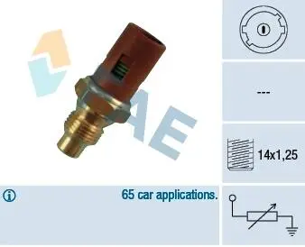 32240 Датчик температуры охлаждающей жидкости (пр-во FAE) FAE подбор по vin на Brocar