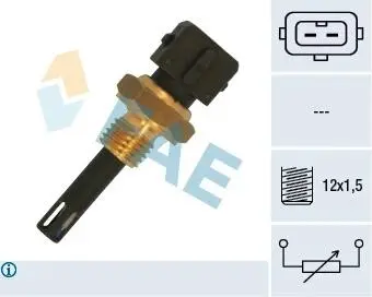 33166 Температура впускается. датчик (выр-во FAE) FAE подбор по vin на Brocar