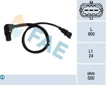 79239 Датчик колінчастого вала FAE підбір по vin на Brocar