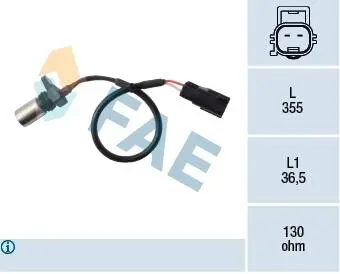 79410 Датчик обертів колінвалу FAE підбір по vin на Brocar