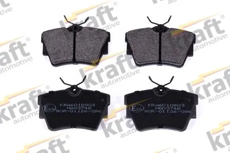 6010903 Комплект тормозных колодок, дисковый тормоз KRAFT подбор по vin на Brocar