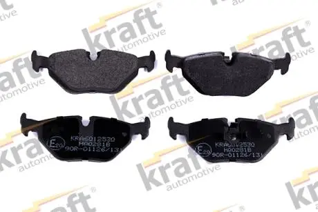 6012530 Комплект тормозных колодок, дисковый тормоз KRAFT подбор по vin на Brocar