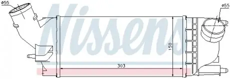 96599 Інтеркулер NISSENS підбір по vin на Brocar