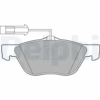 LP1686 Гальмівні(тормозні) колодки DELPHI підбір по vin на Brocar