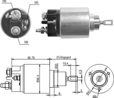 940113050208 Реле втягуюче MAGNETI MARELLI підбір по vin на Brocar