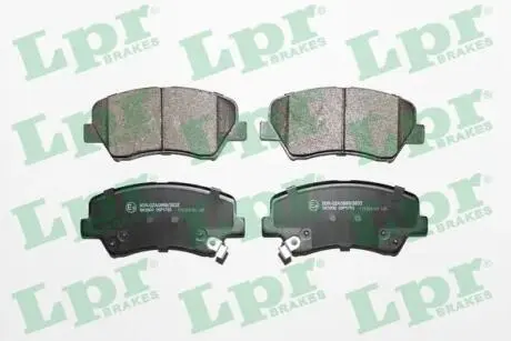 05P1753 Комплект гальмівних колодок, дискове гальмо LPR підбір по vin на Brocar
