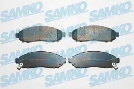 5SP1495 Комплект гальмівних колодок, дискове гальмо SAMKO підбір по vin на Brocar