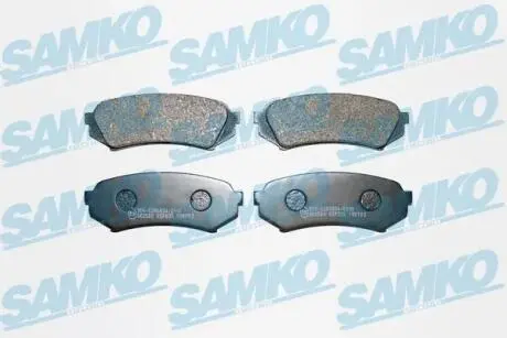 5SP835 Комплект гальмівних колодок, дискове гальмо SAMKO підбір по vin на Brocar