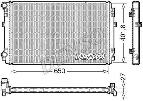 DRM32048 Радиатор основной DENSO подбор по vin на Brocar