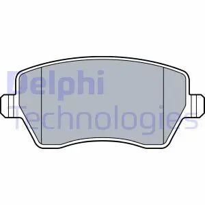 LP3550 Тормозные колодки, дисковые. DELPHI подбор по vin на Brocar